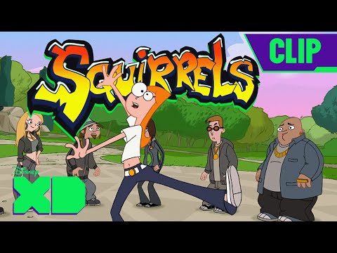 Candace Gets Squirrels in her Pants! 🐿 | Phineas and Ferb | Full Scene | 