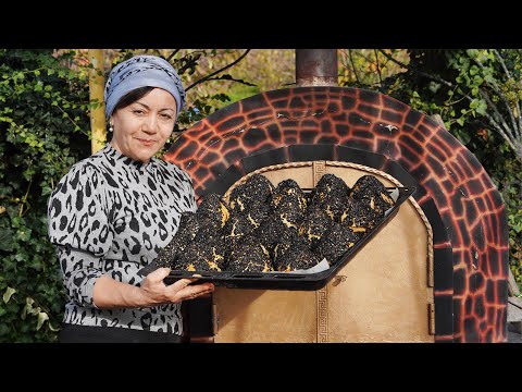 How to Make Samsa Easily | Uzbek Cuisine | Mountain Village in Azerbaijan