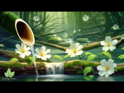 Relaxing Piano Music &amp; Water Sounds 24/7 - Bamboo, Meditation Music, Peaceful Music, Nature Sounds