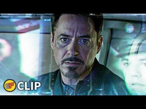 Tony Stark Finds Out Bucky Was Framed | Captain America Civil War (2016) Movie Clip HD 4K