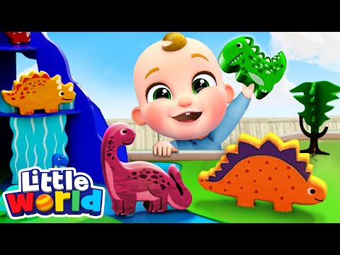 Ten Little Dinosaurs | Kids Songs &amp; Nursery Rhymes by Little World