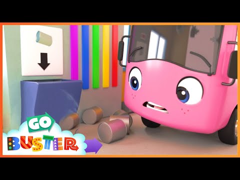 Learn Colors! | Buster Changes Color |  ABCs and 123s | Nursery Rhymes for Kids| GoBuster Official