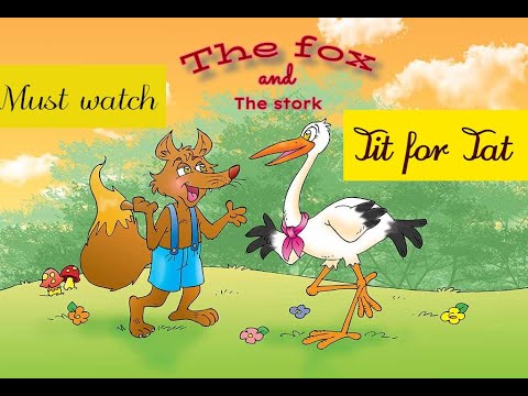 The fox and the stork |  bed time stories for toddlers | babies stories | kids stories |moralstories