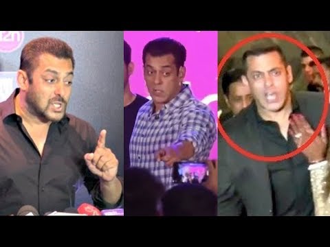 All Moments When Salman Khan Got ANGRY On Media | Salman Khan FIGHT With Media