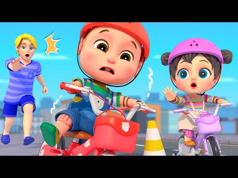 Wheels Go Round - Ride A Bike Safely | Super Sumo Nursery Rhymes &amp; Kids Songs