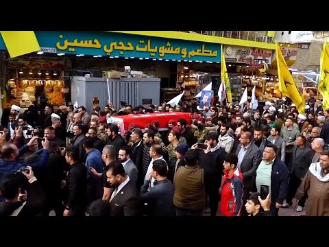 Body of high-ranking Iranian general killed in Israeli strike in Syria arrives in Najaf, Iraq