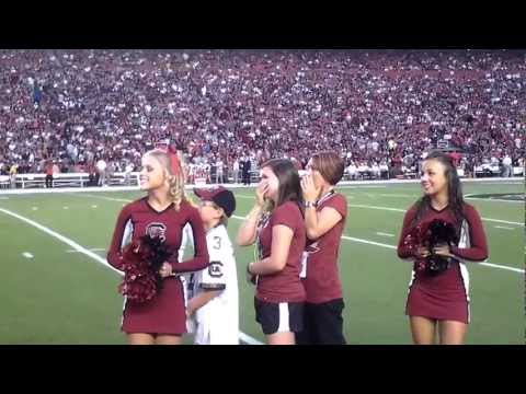 Surprise Military Family Welcome Home at South Carolina Football Game