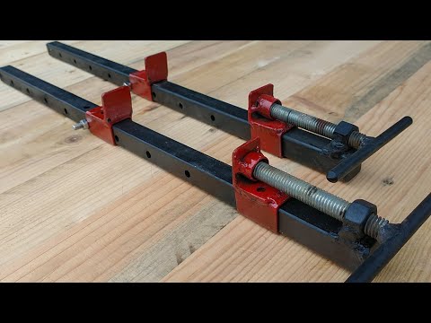 Como hacer prensas para Carpinter&iacute;a / How to make clamps for carpentry