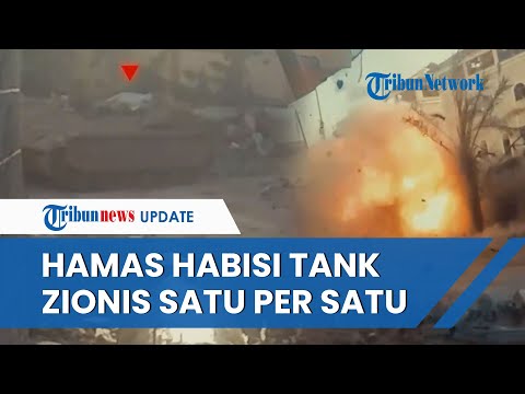 [FULL] Detik-detik Tank Zionis Meledak Dahsyat Dikepung Pasukan Brigade Al Qassam dari Jarak Dekat