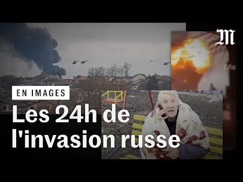 Guerre en Ukraine : le r&eacute;sum&eacute; de la premi&egrave;re journ&eacute;e d'invasion par la Russie