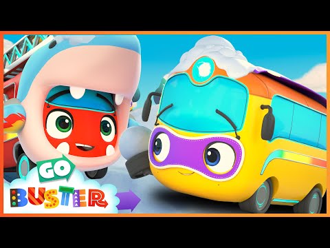 The Snowball Fight | NEW! Go Buster - Bus Cartoons &amp;amp; Kids Stories