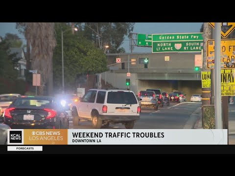 Weekend traffic troubles anticipated to persist amid 10 Freeway closure