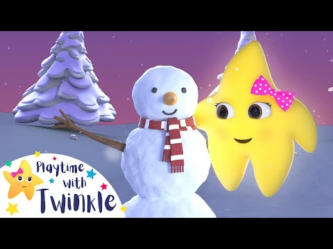 Twinkle Builds a Snowman | Kids Christmas Songs | Baby Educational Cartoons | Learn with Twinkle