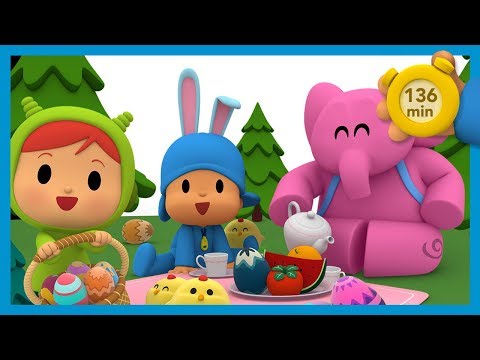 🎁🥚 POCOYO E NINA - Ovos surpresa [136 minutos] | DESENHOS ANIMADOS para crian&ccedil;as