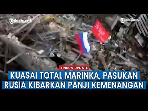 Pasukan Tanker Rusia Kibarkan Bendera Rusia Setelah Kalahkan Ukraina di Reruntuhan Terakhir, VIRAL!!