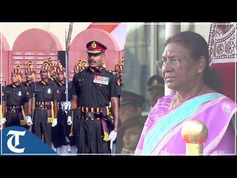 President Droupadi Murmu presents President&rsquo;s Colour to Armed Forces Medical College at Pune