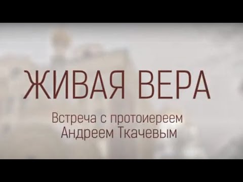 Встреча с протоиереем Андреем Ткачевым.  Тема: &amp;laquo;ЖИВАЯ ВЕРА&amp;raquo;