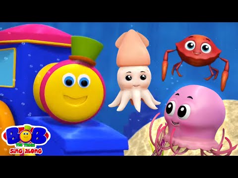 Wonderful World Of The Sea, Sea Creatures &amp; More Kids Rhymes by Bob The Train