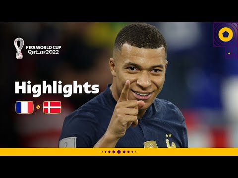 Mbappe grabs a double | France v Denmark | FIFA World Cup Qatar 2022