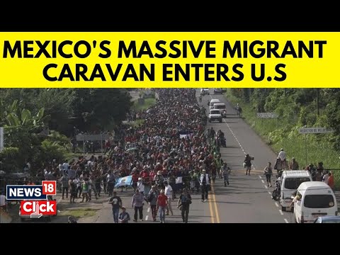 U.S Mexico News | Migrants In Southern Mexico Set-off In An U.S Bound Caravan | English News | N18V