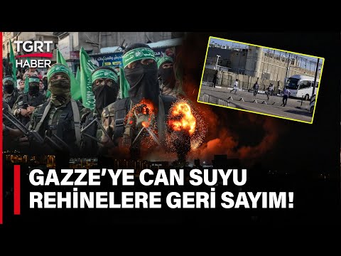 İsrail - Hamas Arasında Rehine Takasının İlk G&amp;ouml;r&amp;uuml;nt&amp;uuml;leri: 4 G&amp;uuml;nl&amp;uuml;k Ateşkes Başladı! - TGRT Haber