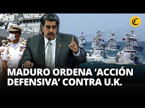 Maduro ordena despliegue de tropas venezolanas  por &quot;amenaza&quot; de buque brit&aacute;nico en Guyana