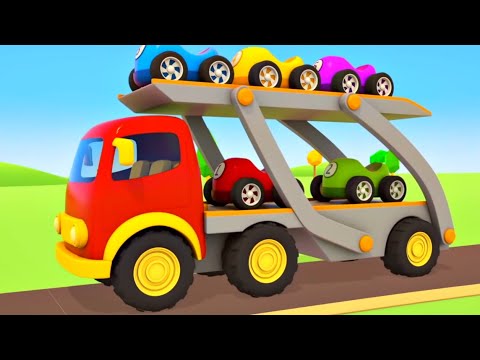 Full episodes of Helper cars cartoons for kids. Colored racing cars for kids &amp; tow trucks for kids.