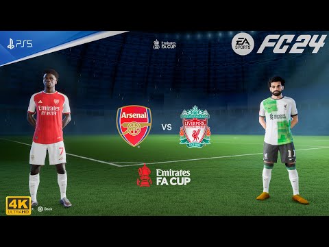 FC 24 - Arsenal Vs Liverpool - FA Cup 23/24 | PS5&trade; [4K60]