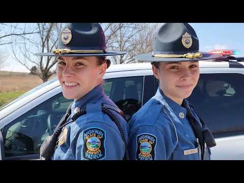 Kansas Highway Patrol spotlight on the first KHP twin troopers, the Steele sisters