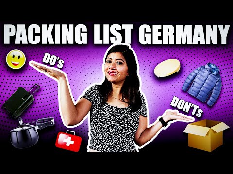 PACKING LIST for Germany from India | COMPLETE Packing Checklist | Moving to Germany as a Student