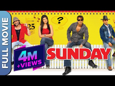 SUNDAY (संडे) Movie | Ajay Devgn | Arshad Warsi | Irrfan Khan | Ayesha Takia | Hindi Comedy Movie