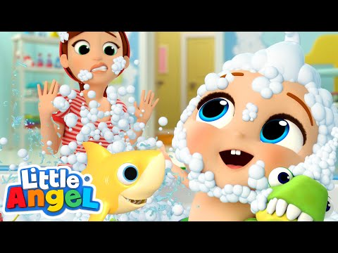 Baby Shark Bath Time with Baby John | Safety Song | Kids Cartoons and Nursery Rhymes