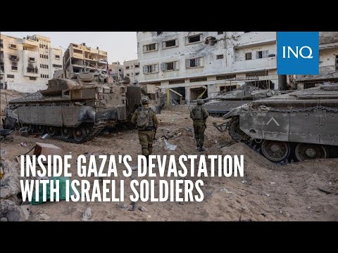 Inside Gaza's devastation with Israeli soldiers