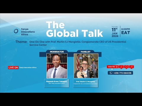 The Global Talk || One-On-One with Prof. Martin CJ Mongiello. Conglomerate CEO of US Presidential SC