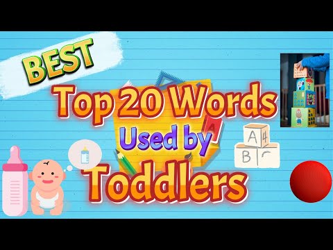 Top 20 Words Used By Toddlers AND Preschoolers in Sign Language