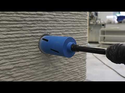 How is the Electrical System in a 3D Concrete Printed Wall Installed