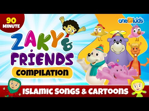 Zaky &amp;amp; Friends Compilation | Islamic Songs &amp;amp; Cartoons | 90 Minutes