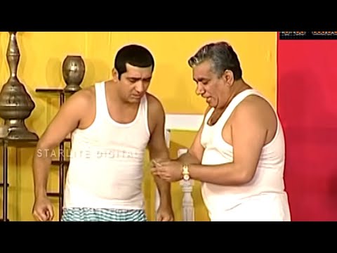 Zafri Khan and Nasir Chinyoti With Sardar Kamal | Best Stage drama Comedy Clip