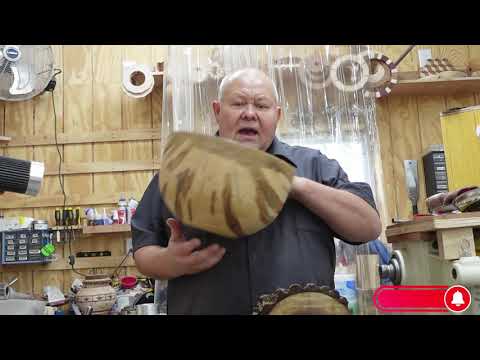 How I reverse chuck and remove the tenon from a woodturned bowl--The Lake Erie Woodturner