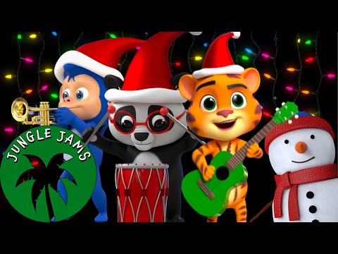 Winter Wonderland Sensory Fun for Babies | Jungle Jams | High Contrast Christmas Video