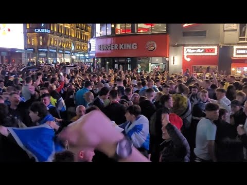 Lockdown is officially over - Scotland fans celebrate in London