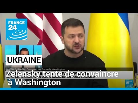 Ukraine : l'aide am&eacute;ricaine &agrave; Kiev est menac&eacute;e, Zelensky essaye de convaincre &agrave; Washington