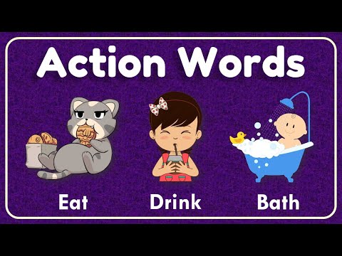 Actions Words for Kids | Learn Action Verb for Kids | Action Verb | Kids Vocabulary | 