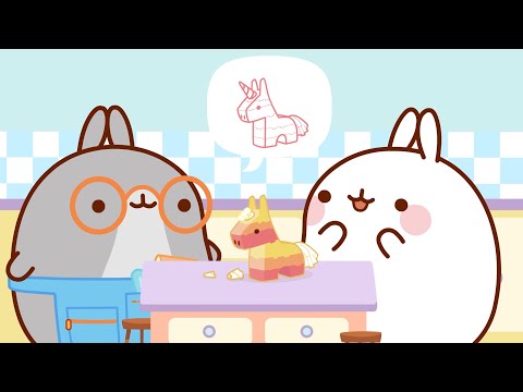 Enjoy Creating with Molang : Homemade Pinata or Cute Robot ?🤖😍| Molang | Funny Compilation for Kids