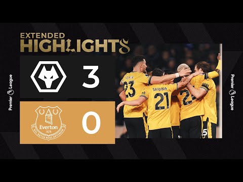 Three wins in a row! | Wolves 3-0 Everton | Extended highlights