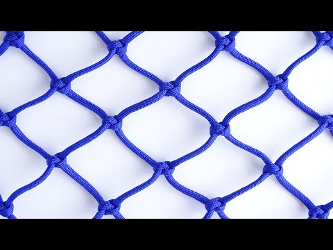 Making a Net - Modified Snake Knot  / Bull Hitch Paracord Net Tutorial &ndash; CBYS