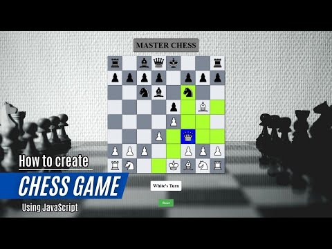 How to build Chess Game Using HTML , CSS &amp; JavaScript