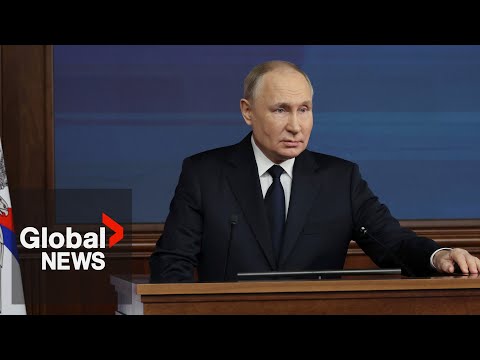 &ldquo;We will not give up what is ours&rdquo;: Putin discusses Ukraine, &ldquo;hybrid&rdquo; war with West