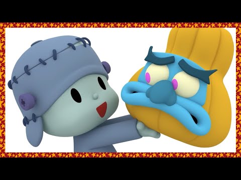 The Goblin Halloween Mask| FUNNY VIDEOS and CARTOONS for KIDS of POCOYO in ENGLISH