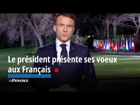 Emmanuel Macron a pr&eacute;sent&eacute; ses voeux aux Fran&ccedil;ais